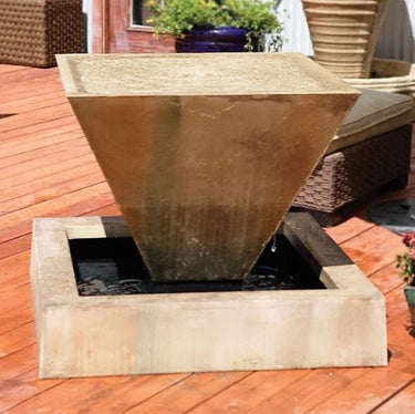 Large Oblique Outdoor Fountain- Gist Fountains